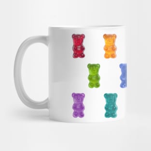 gummy bear rainbow Mug